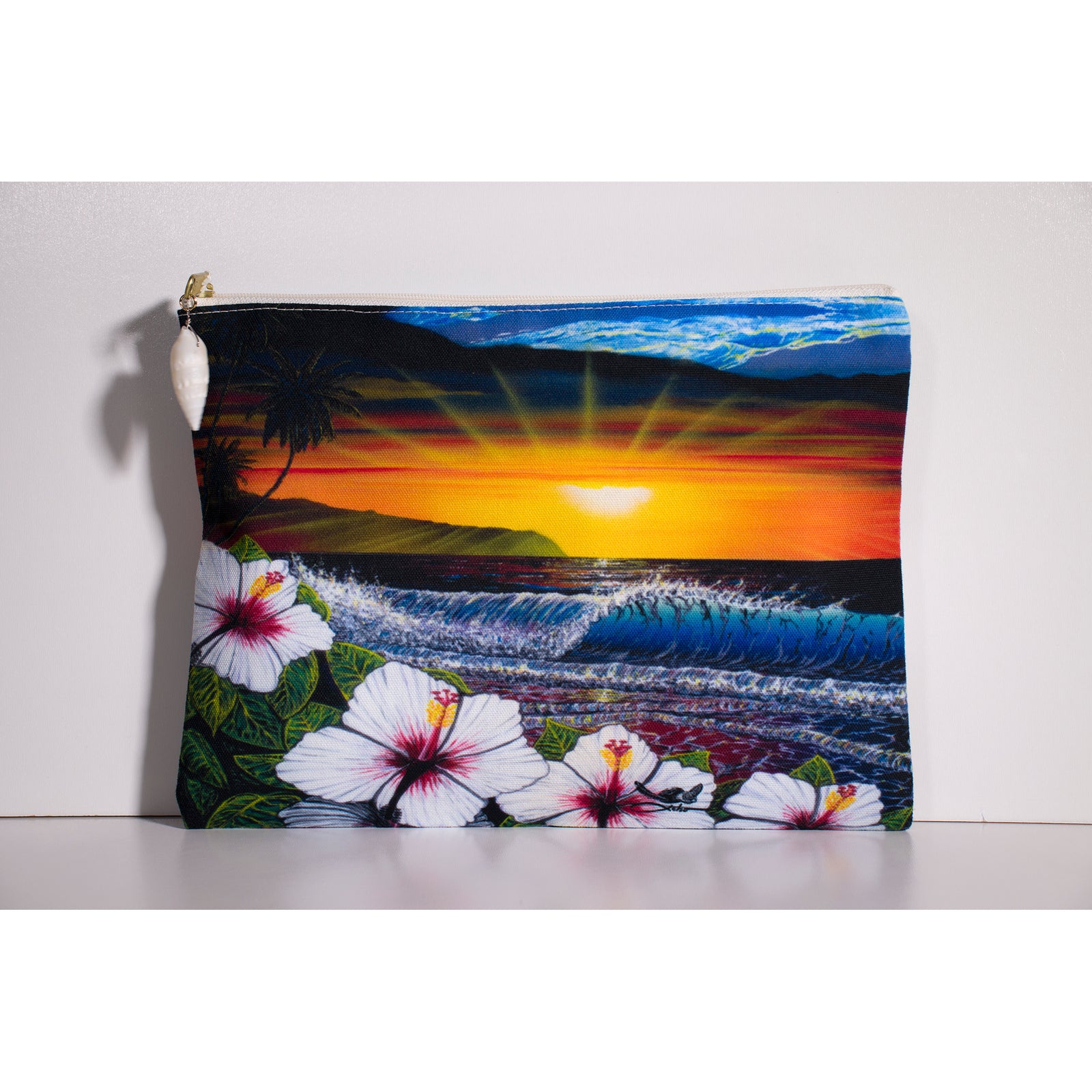 "Ehukai Beach" Accessories Pouch - SeboArt.com