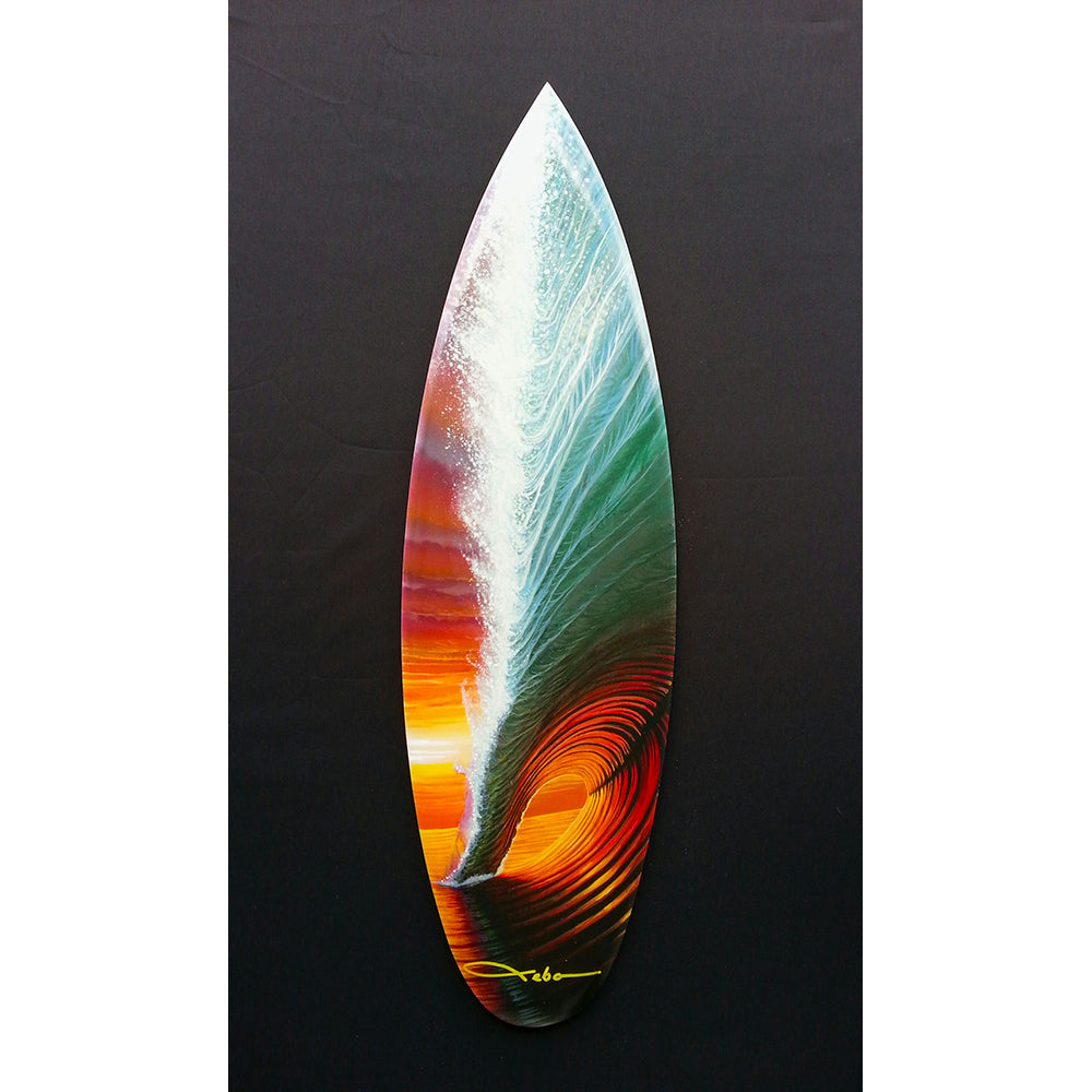 "Emotions" Mini Surfboard Art Print - SeboArt.com
