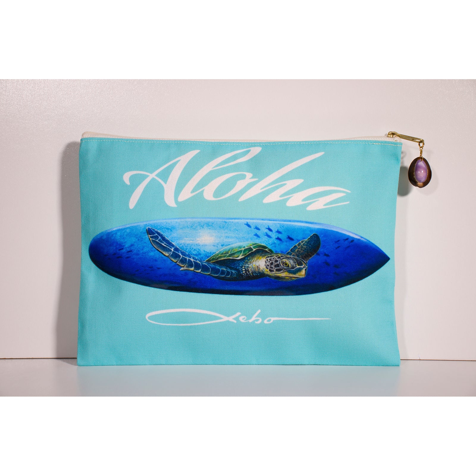 "Honu Aloha" Accessories Pouch - SeboArt.com