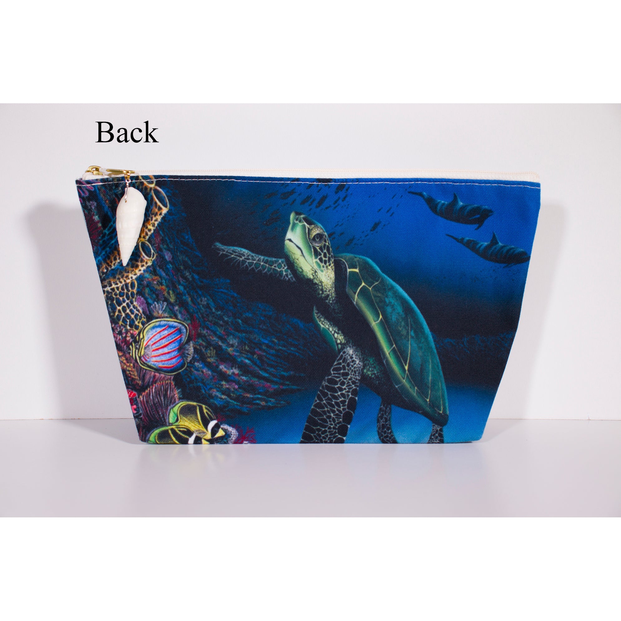 "Honu Reef" Accessories Pouch - SeboArt.com