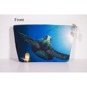 "Honu Reef" Accessories Pouch - SeboArt.com