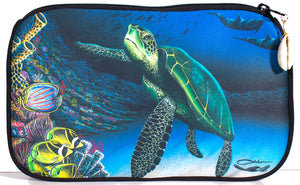 "Honu Reef" Cosmetic Pouch
