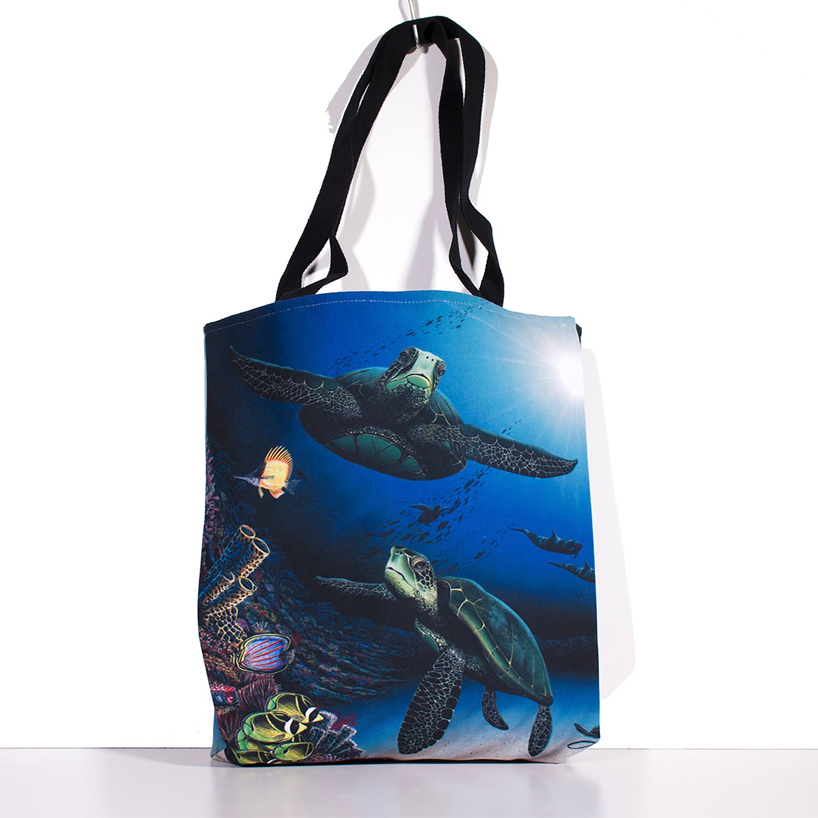 "Honu Reef" Tote Bag - SeboArt.com