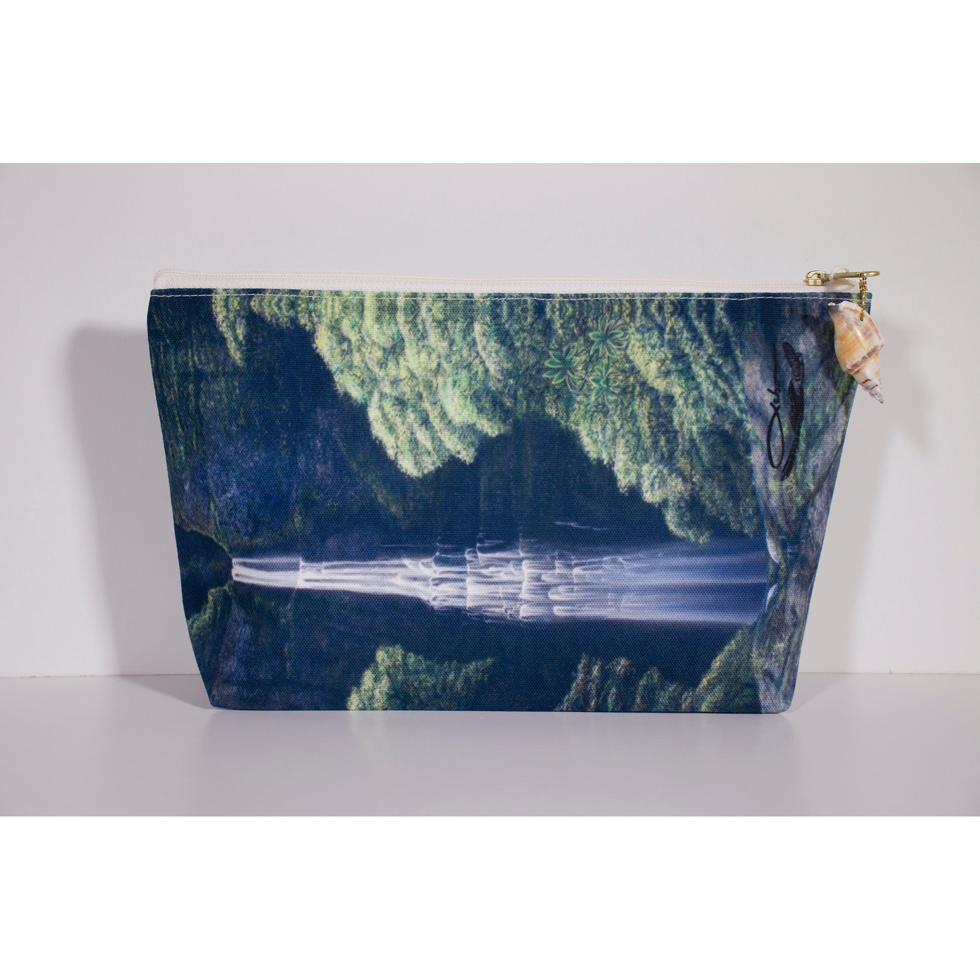"Kauai Falls" Accessories Pouch - SeboArt.com