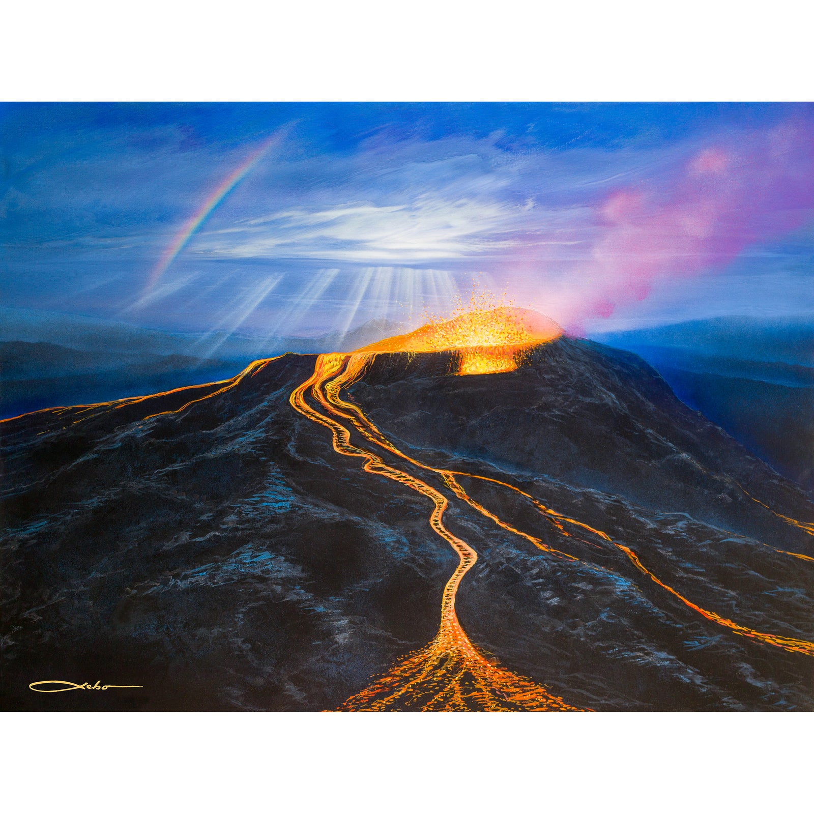 "Fire and Ice" Limited Edition Fine Art Giclee