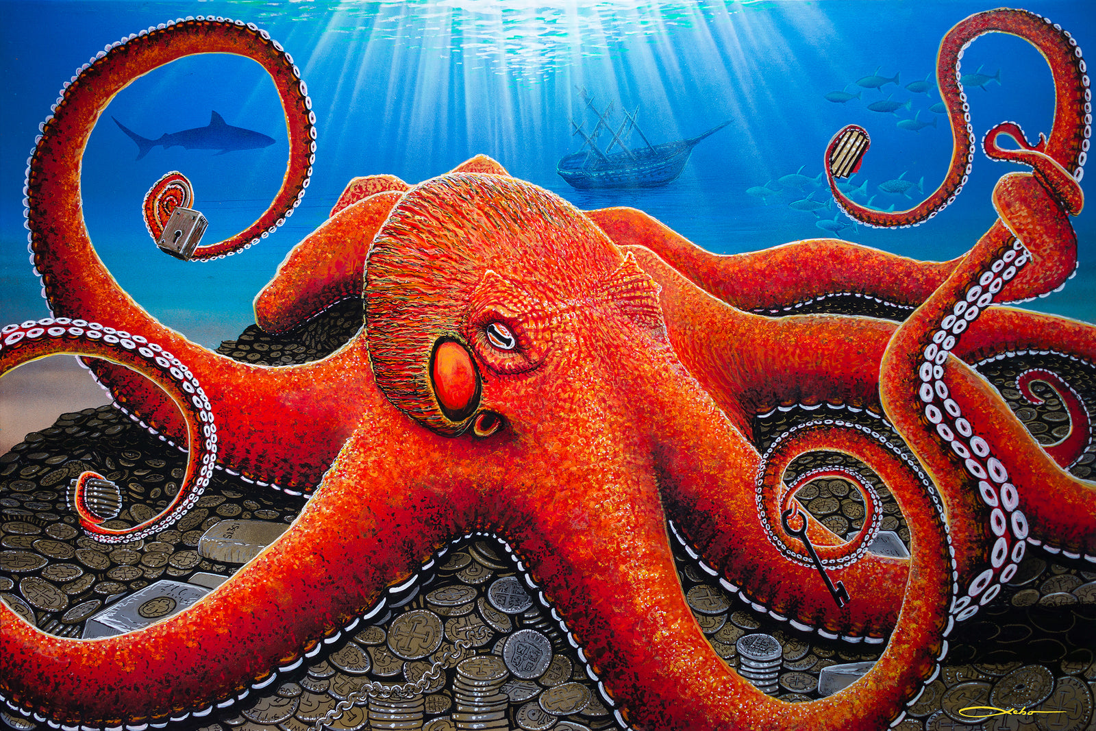 "No Man's Treasure" Limited Edition Fine Art Giclee