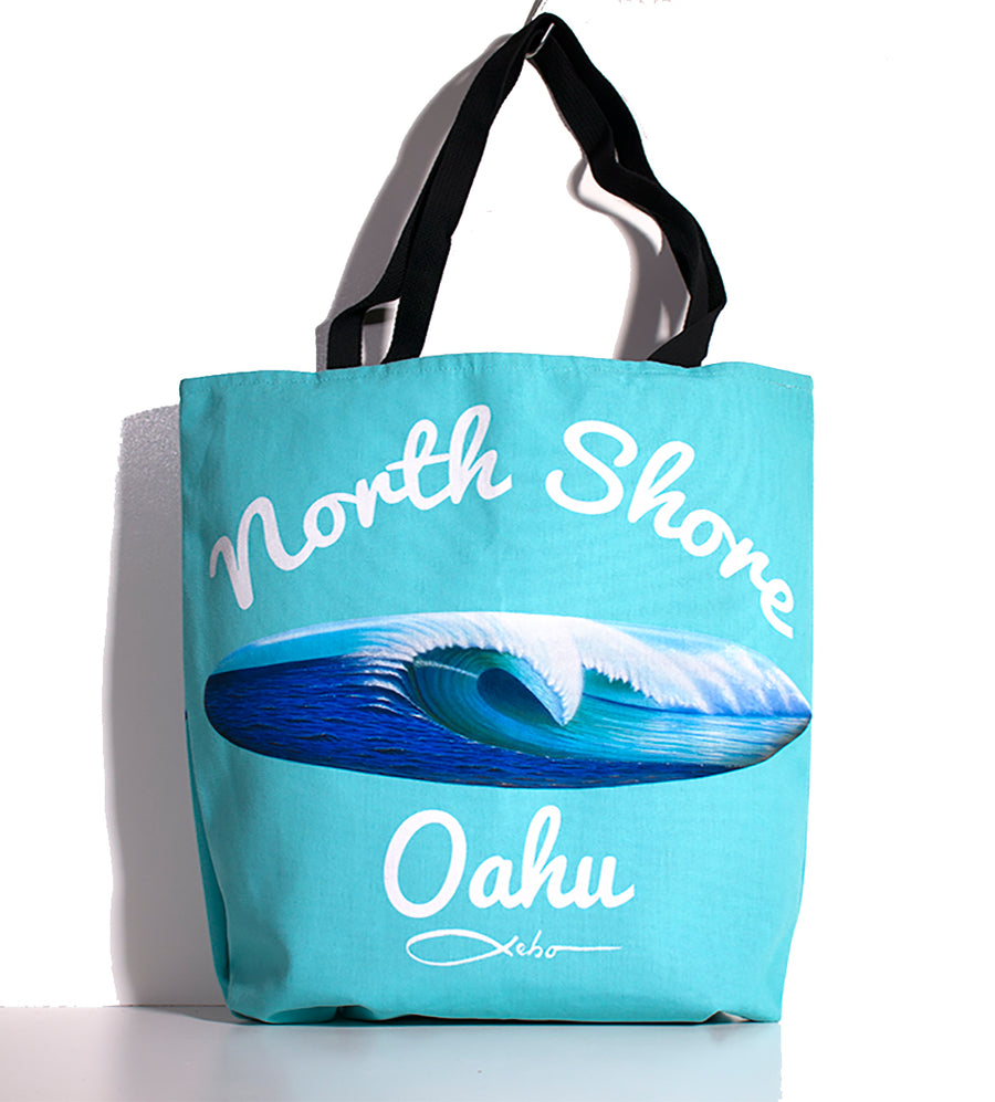 "North Shore Oahu" Tote Bag - SeboArt.com