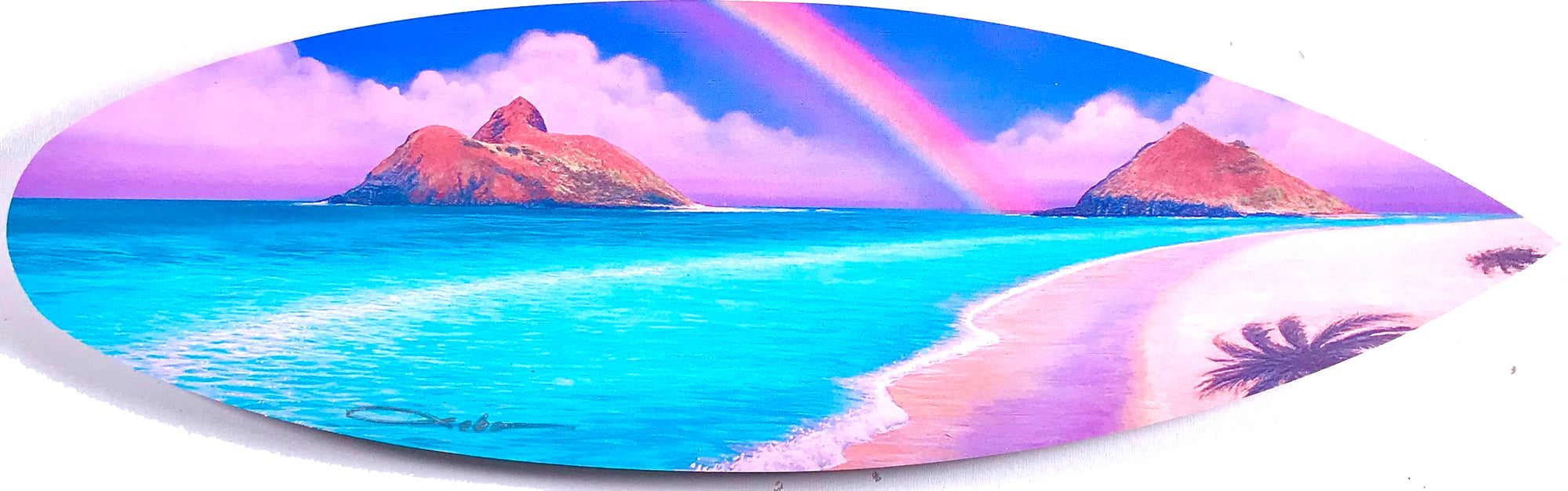 Rainbow Collection 15" Mini Surfboard Prints (Set of 3)