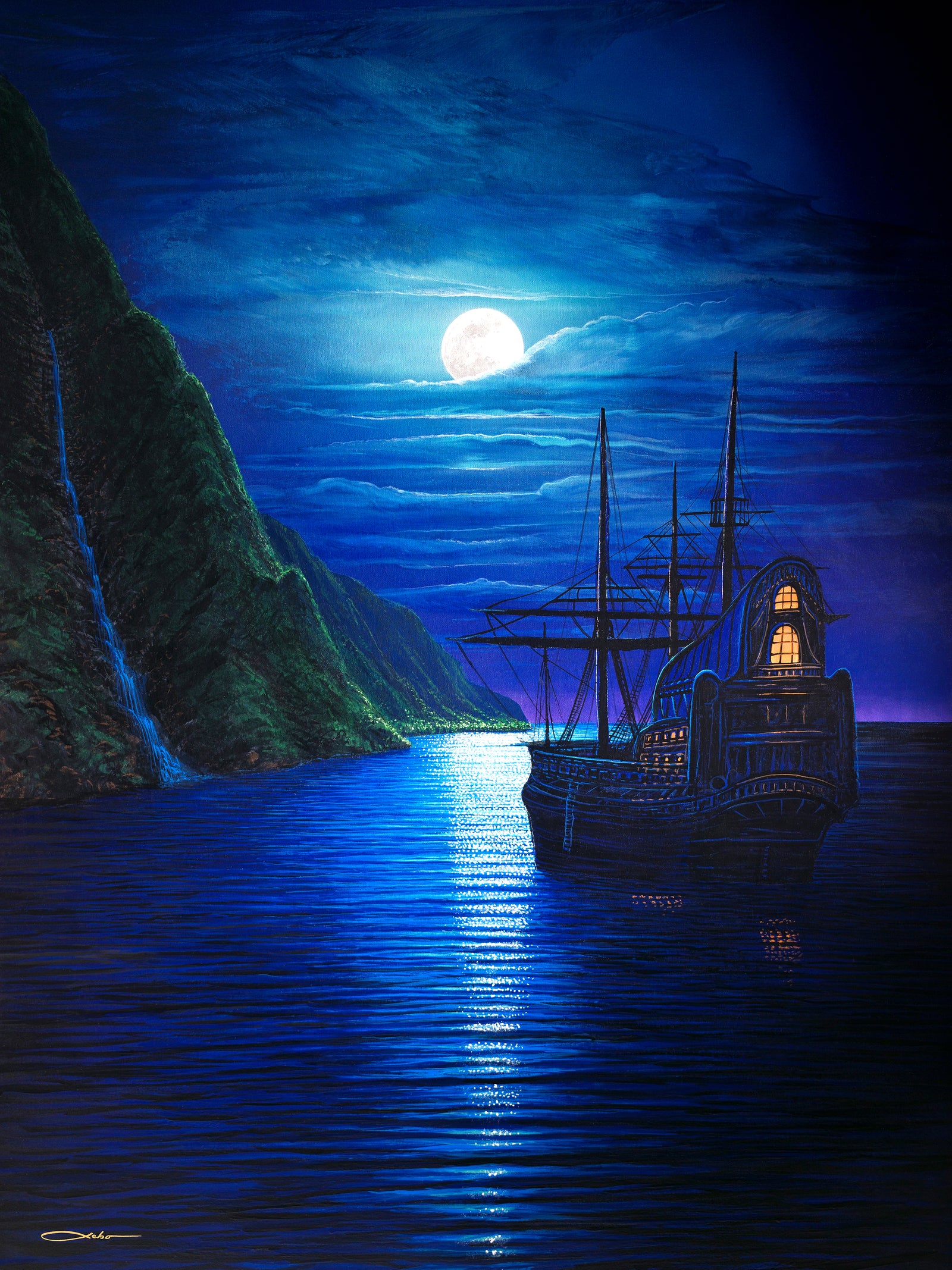 “Paradise Found" Limited Edition Fine Art Giclee