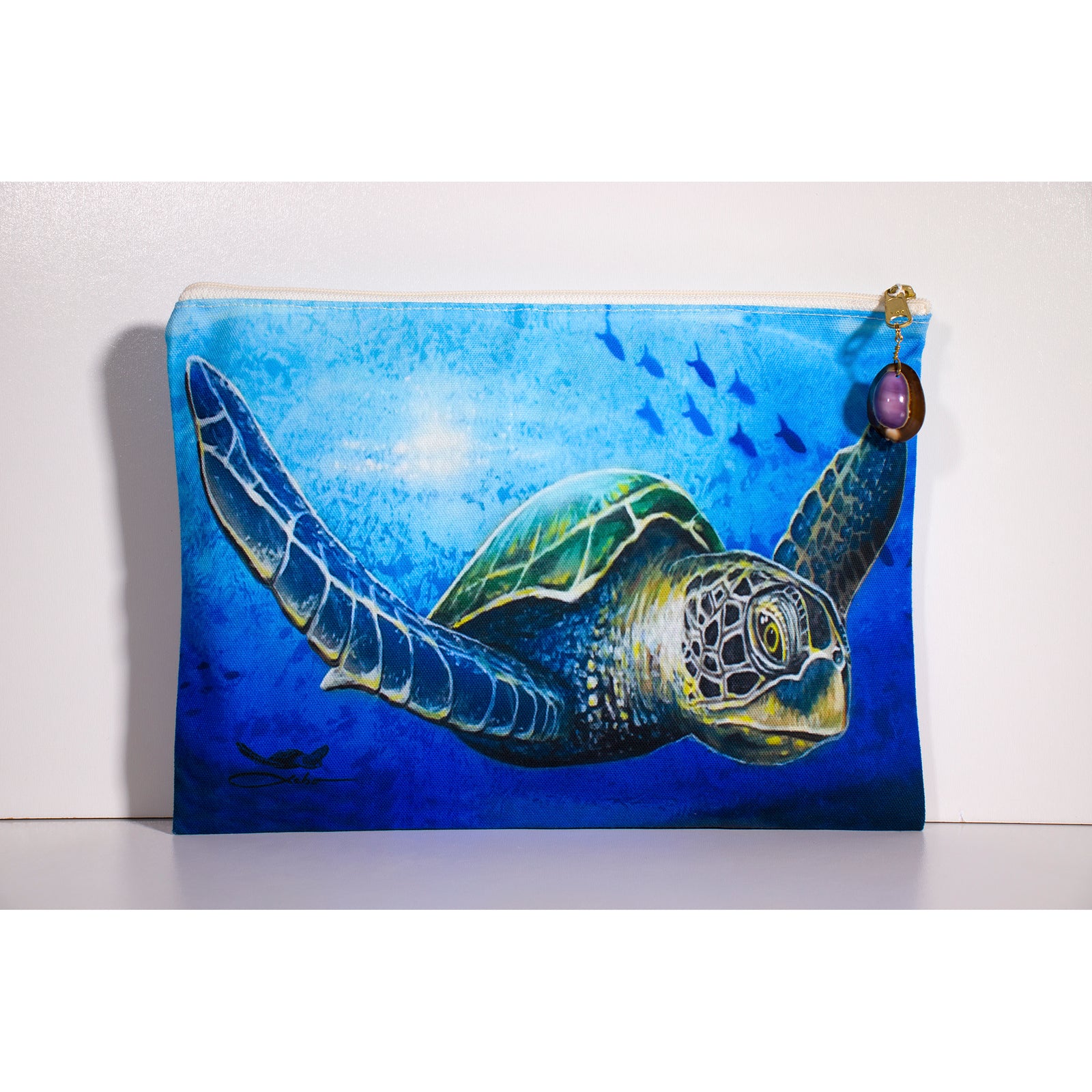 "Solo Honu" Accessories Pouch - SeboArt.com