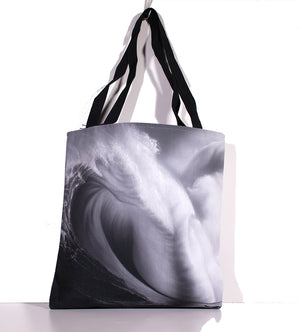 "Sublime Black and White" Tote Bag - SeboArt.com