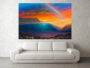 "Sunset at Shark's Cove" Limited Edition Fine Art Giclee