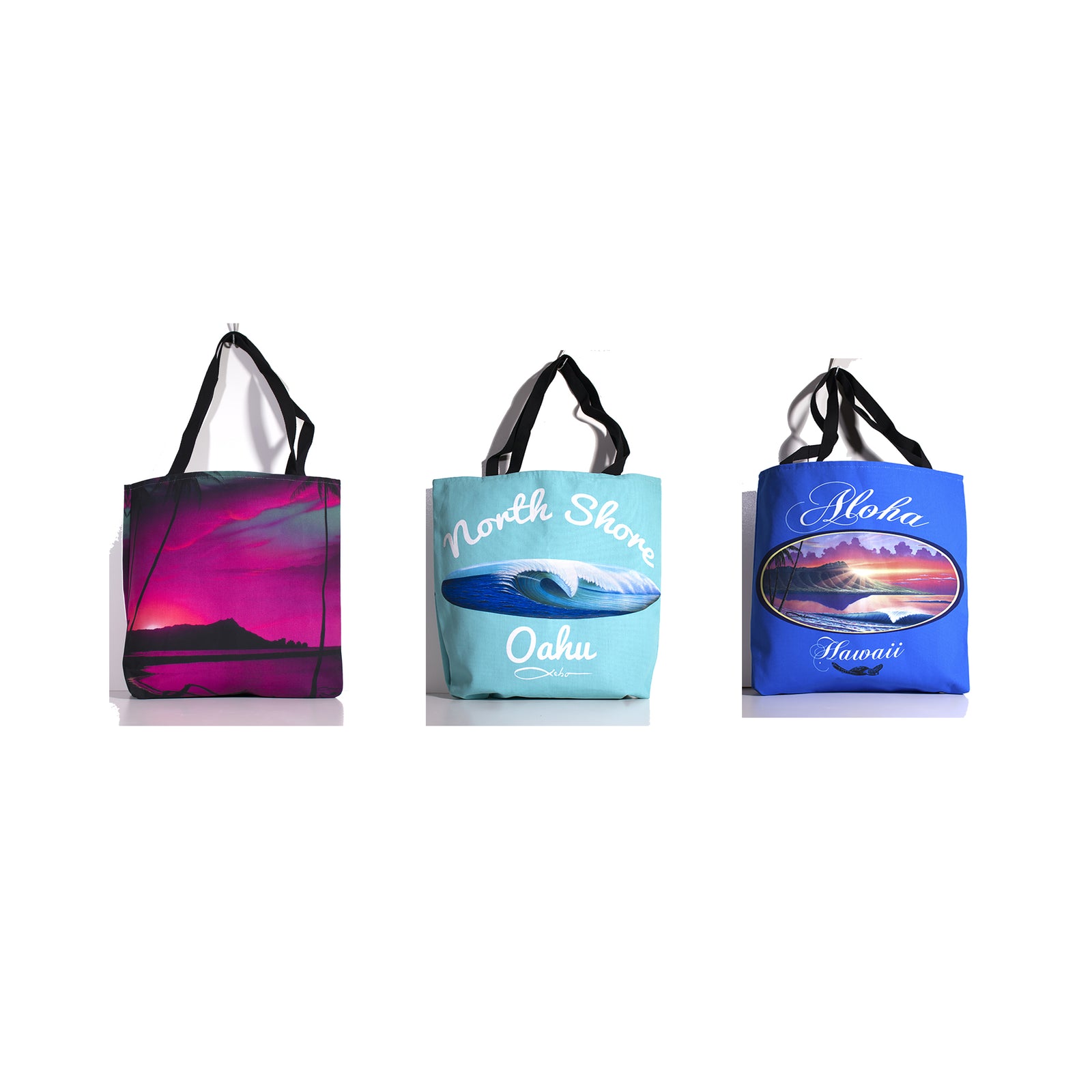 Rainbow Collection 18" Tote Bags (Set of 3)
