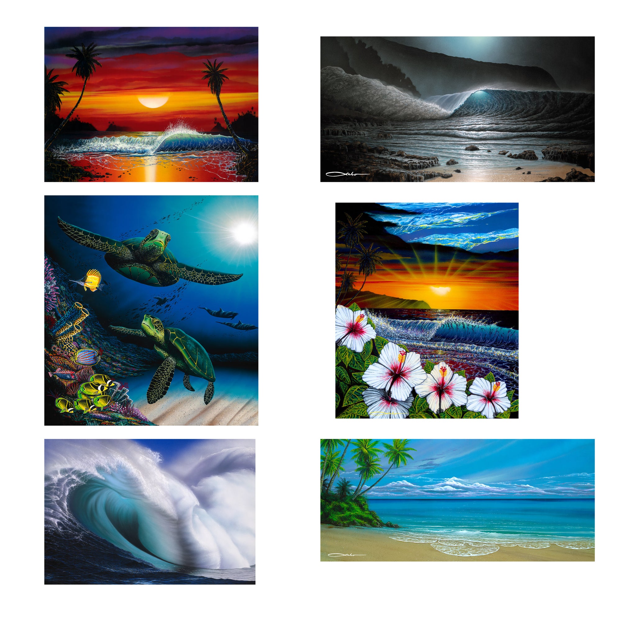 Tropical Print Collection (Set of 6)