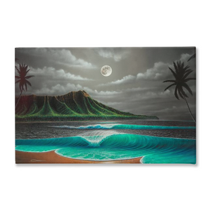 "Midnight Breeze" Traditional Stretched Canvas