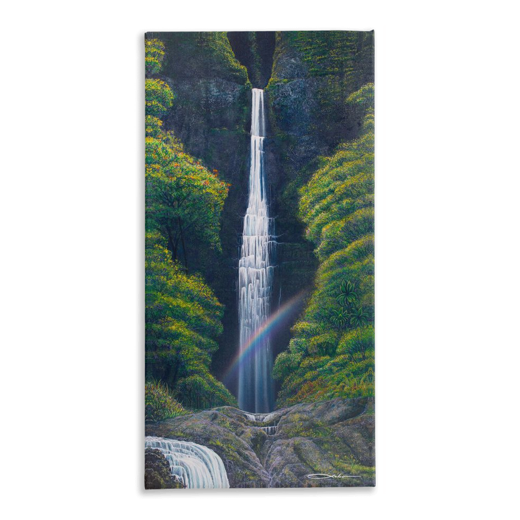 "Kauai Falls" Traditional Stretched Canvas