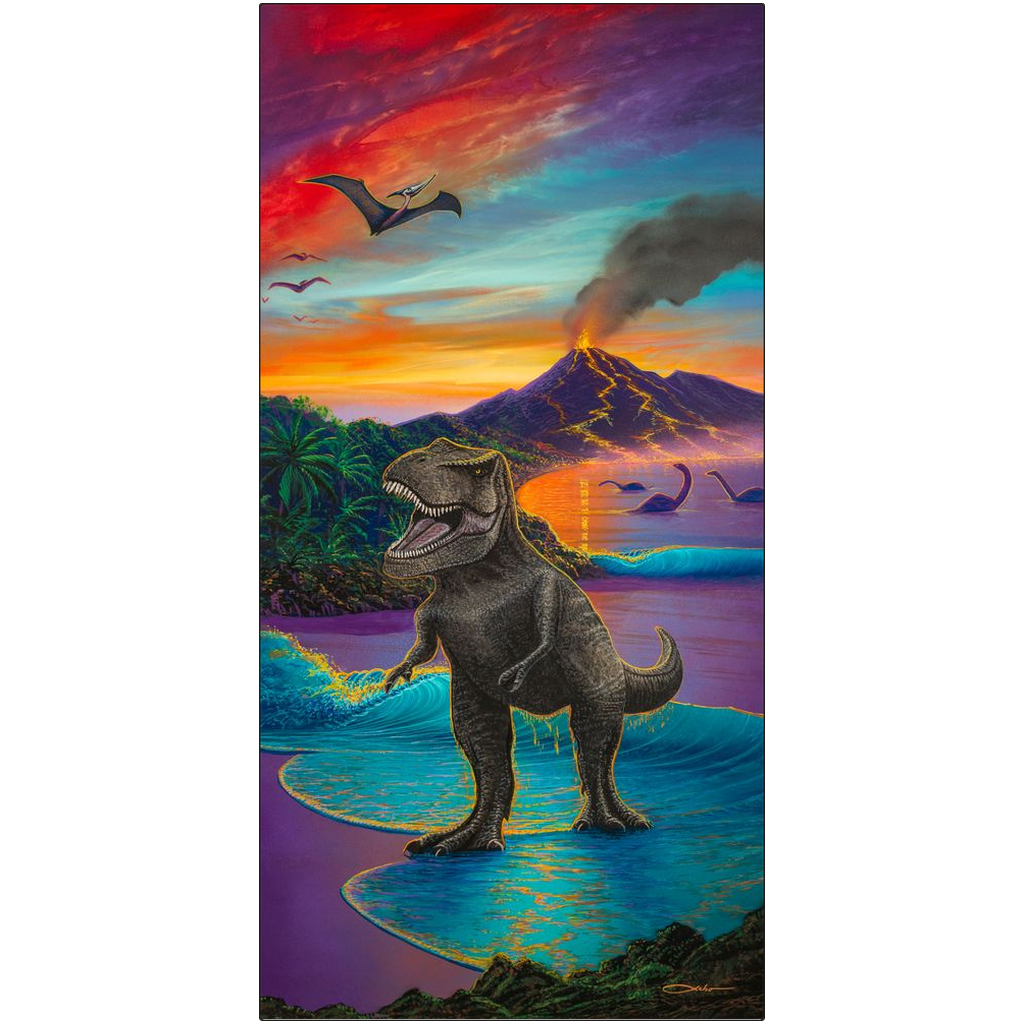 "Jurassic Island" Metal Prints