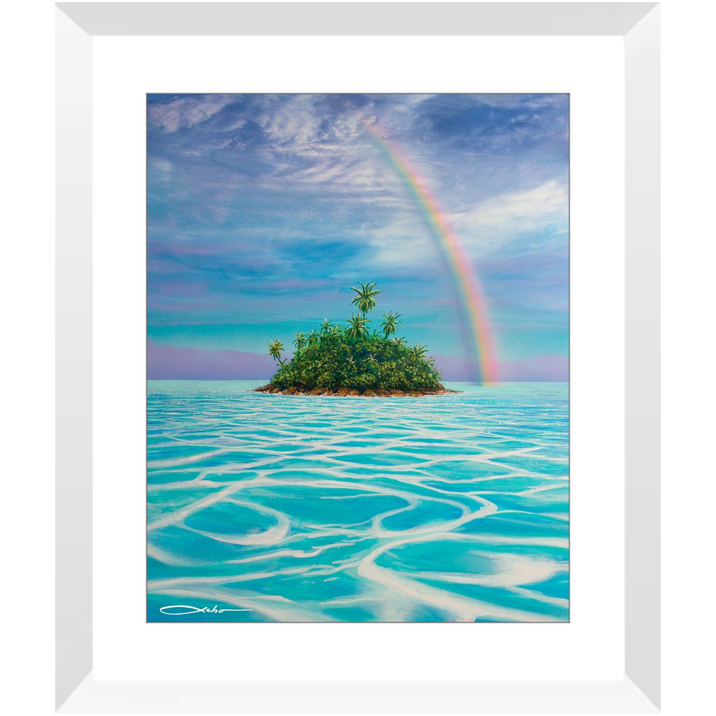 "Heaven's Lagoon" Framed Prints