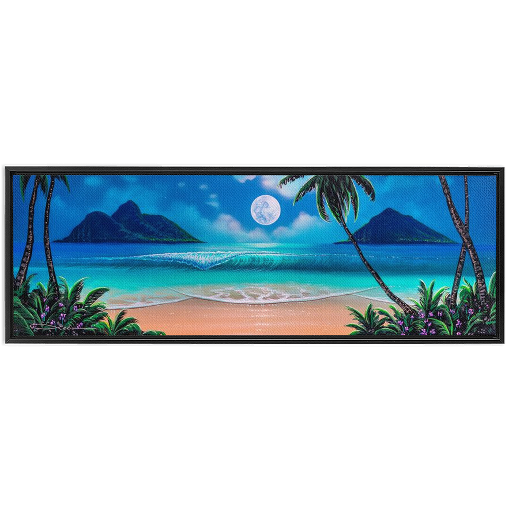 "Dreaming of Lanikai" Framed Traditional Stretched Canvas