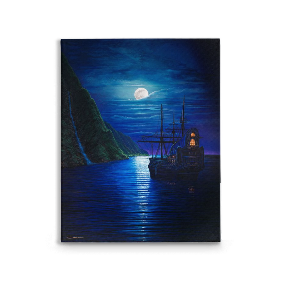 "Paradise Found" Traditional Stretched Canvas