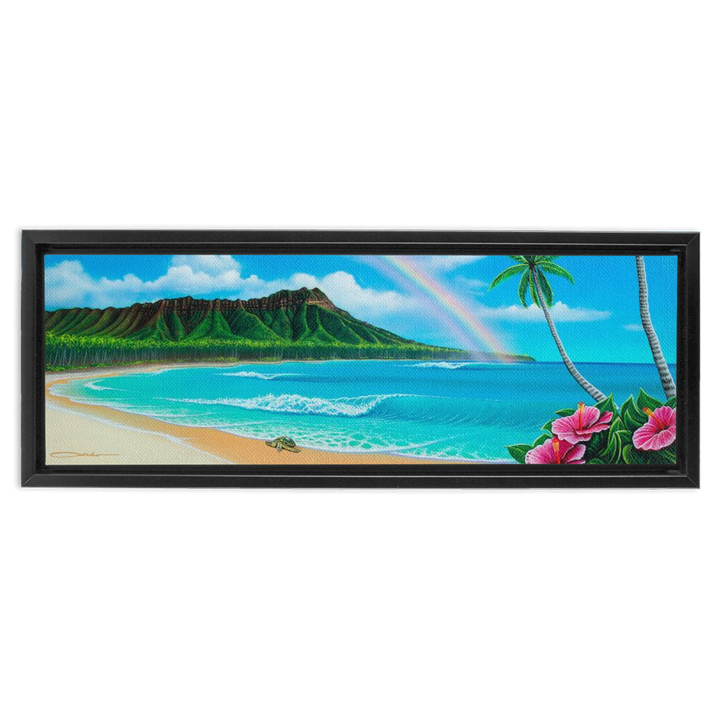 "Diamond Head Dream" Framed Traditional Stretched Canvas