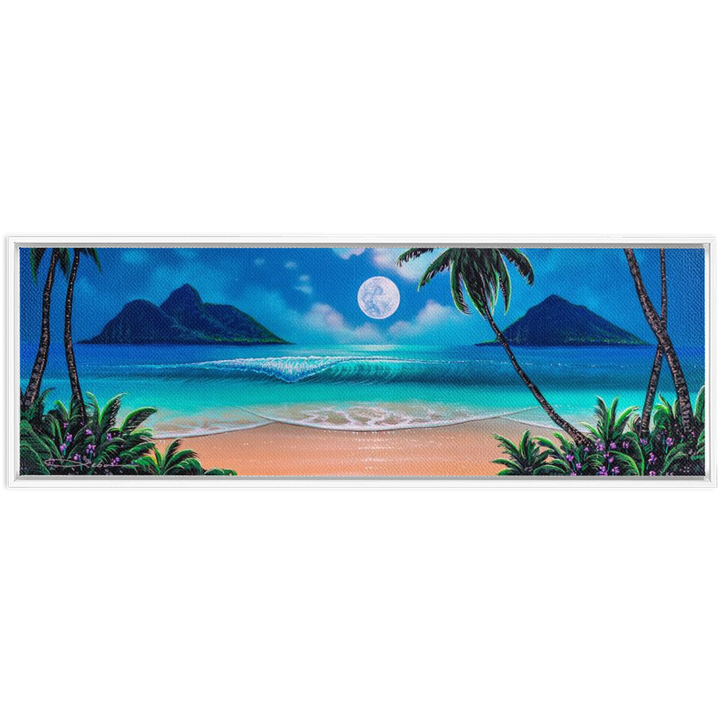 "Dreaming of Lanikai" Framed Traditional Stretched Canvas