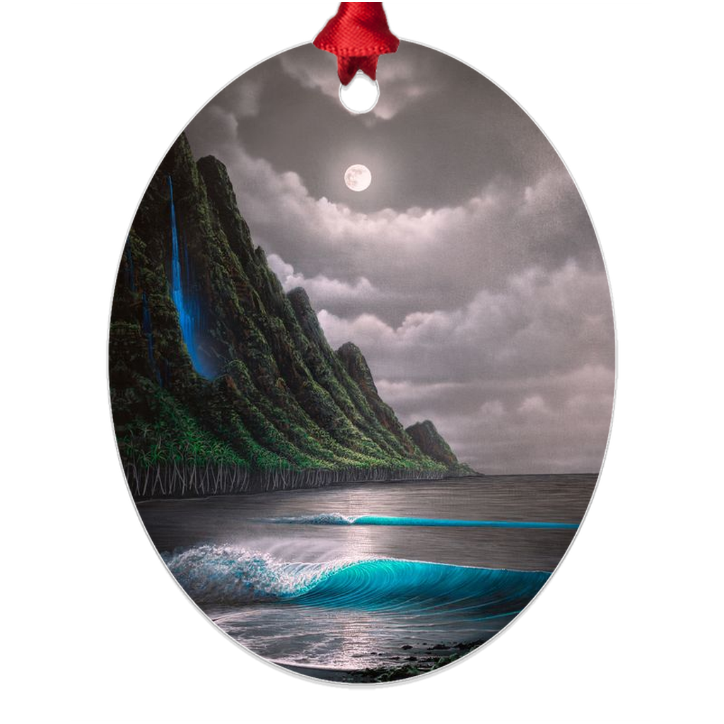 "Na Pali Dream" Metal Ornaments