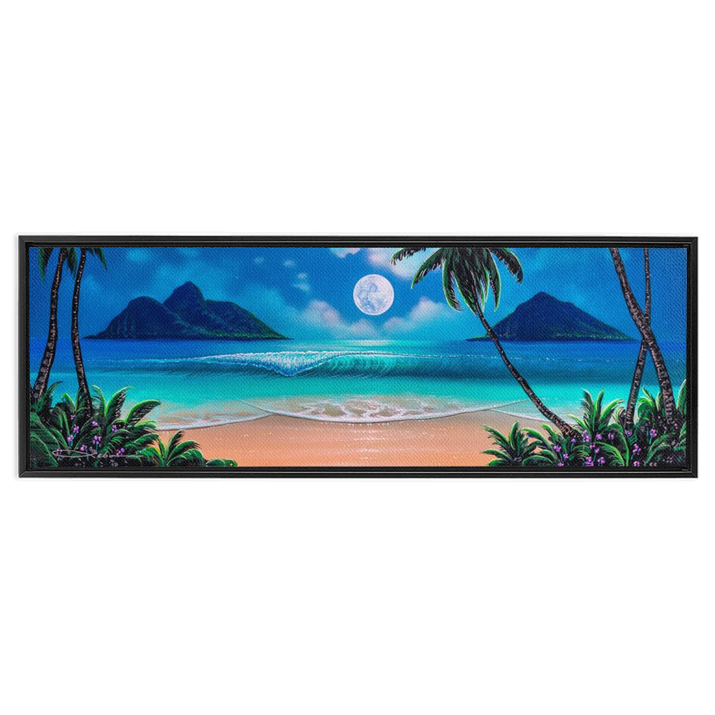 "Dreaming of Lanikai" Framed Traditional Stretched Canvas