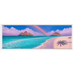 "Over the Rainbow" Framed Traditional Stretched Canvas