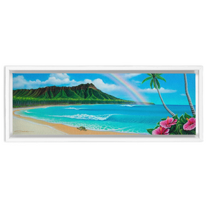 "Diamond Head Dream" Framed Traditional Stretched Canvas