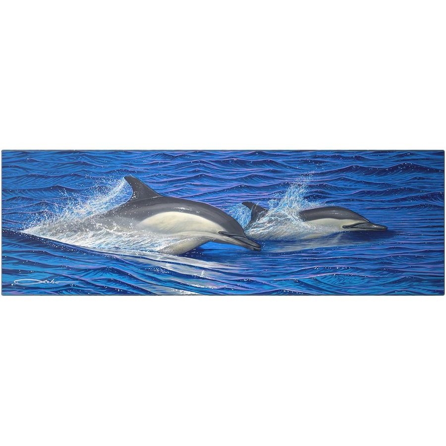 "Dolphin Blue" Metal Prints