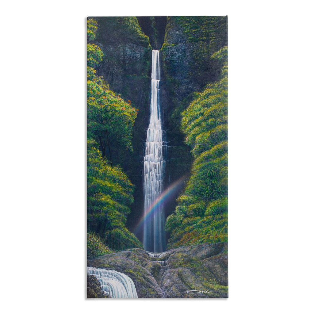 "Kauai Falls" Traditional Stretched Canvas