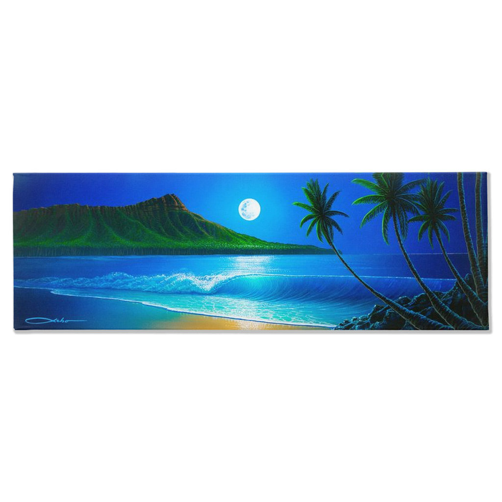 "Blue Hawaii" Traditional Stretched Canvas