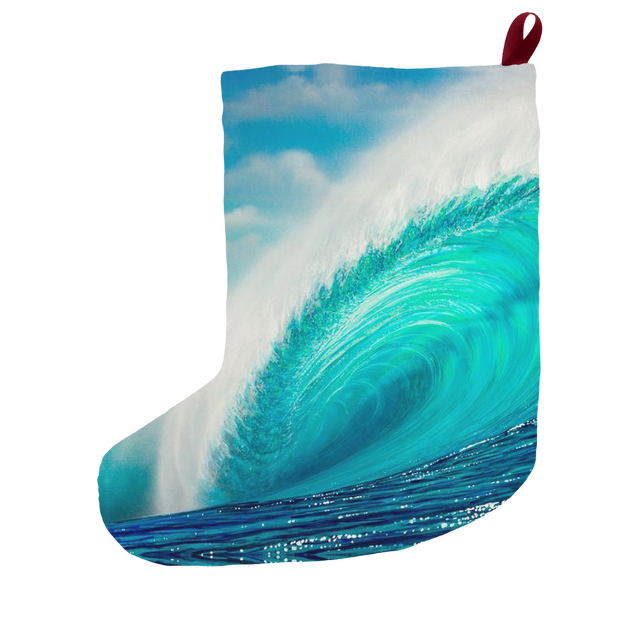 "Sea Glass" Christmas Stockings