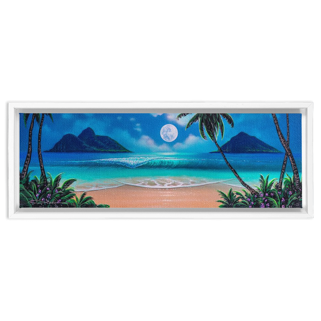 "Dreaming of Lanikai" Framed Traditional Stretched Canvas