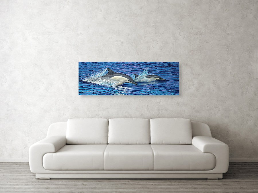 "Dolphin Blue" Limited Edition Fine Art Giclee - SeboArt.com