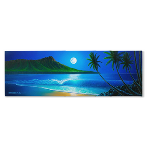 "Blue Hawaii" Traditional Stretched Canvas
