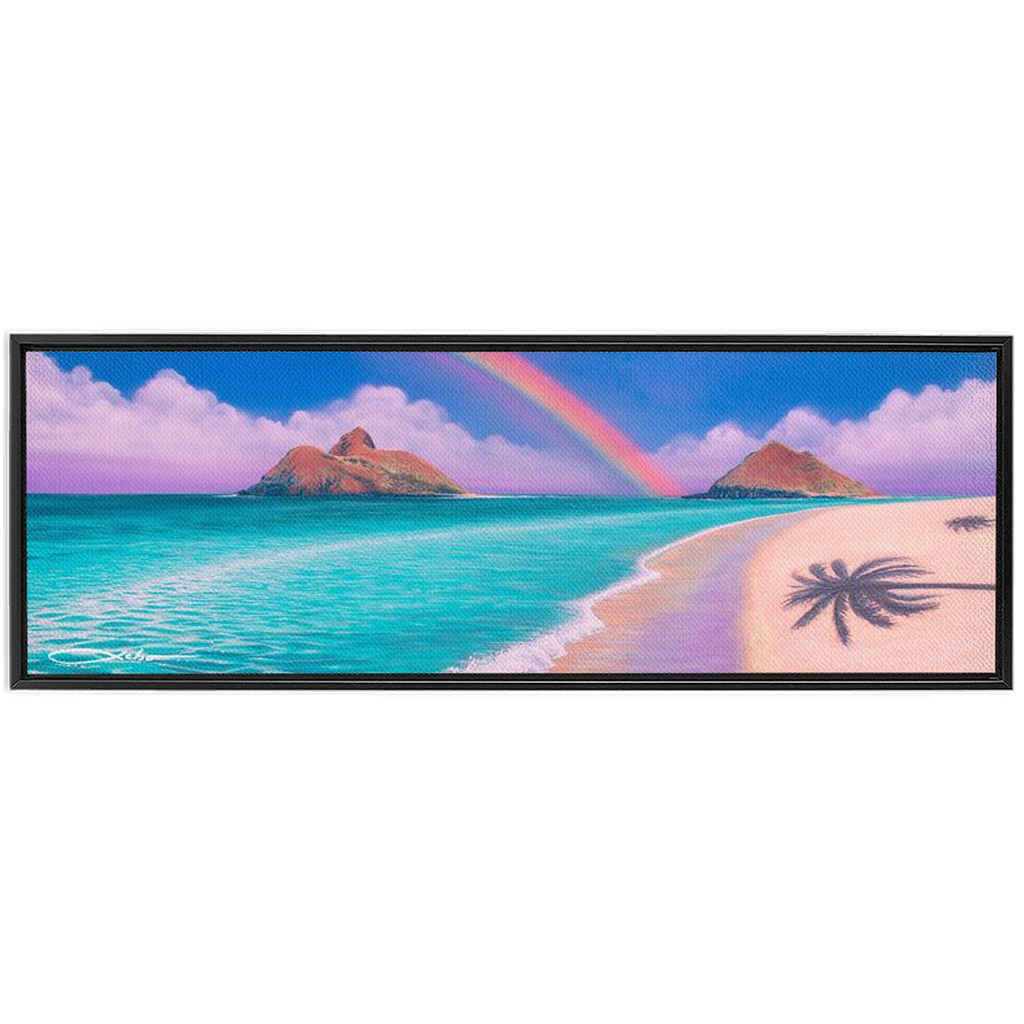 "Over the Rainbow" Framed Traditional Stretched Canvas