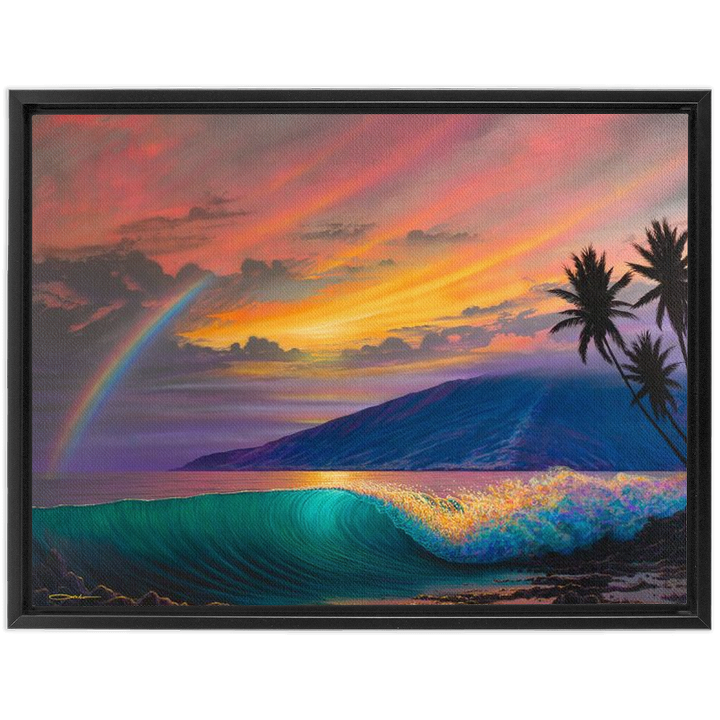 "Kihei Dream" Framed Traditional Stretched Canvas