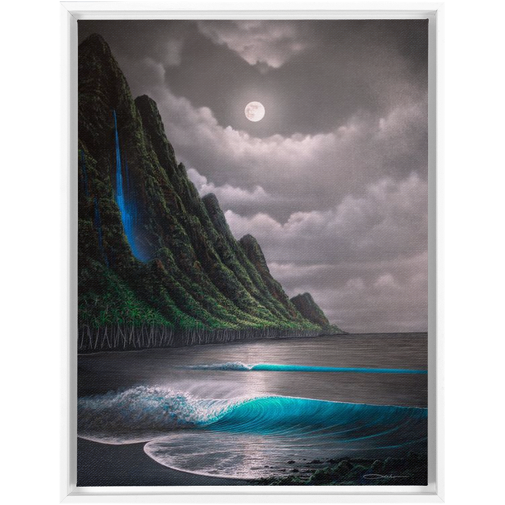 "Na Pali Dream" Framed Traditional Stretched Canvas