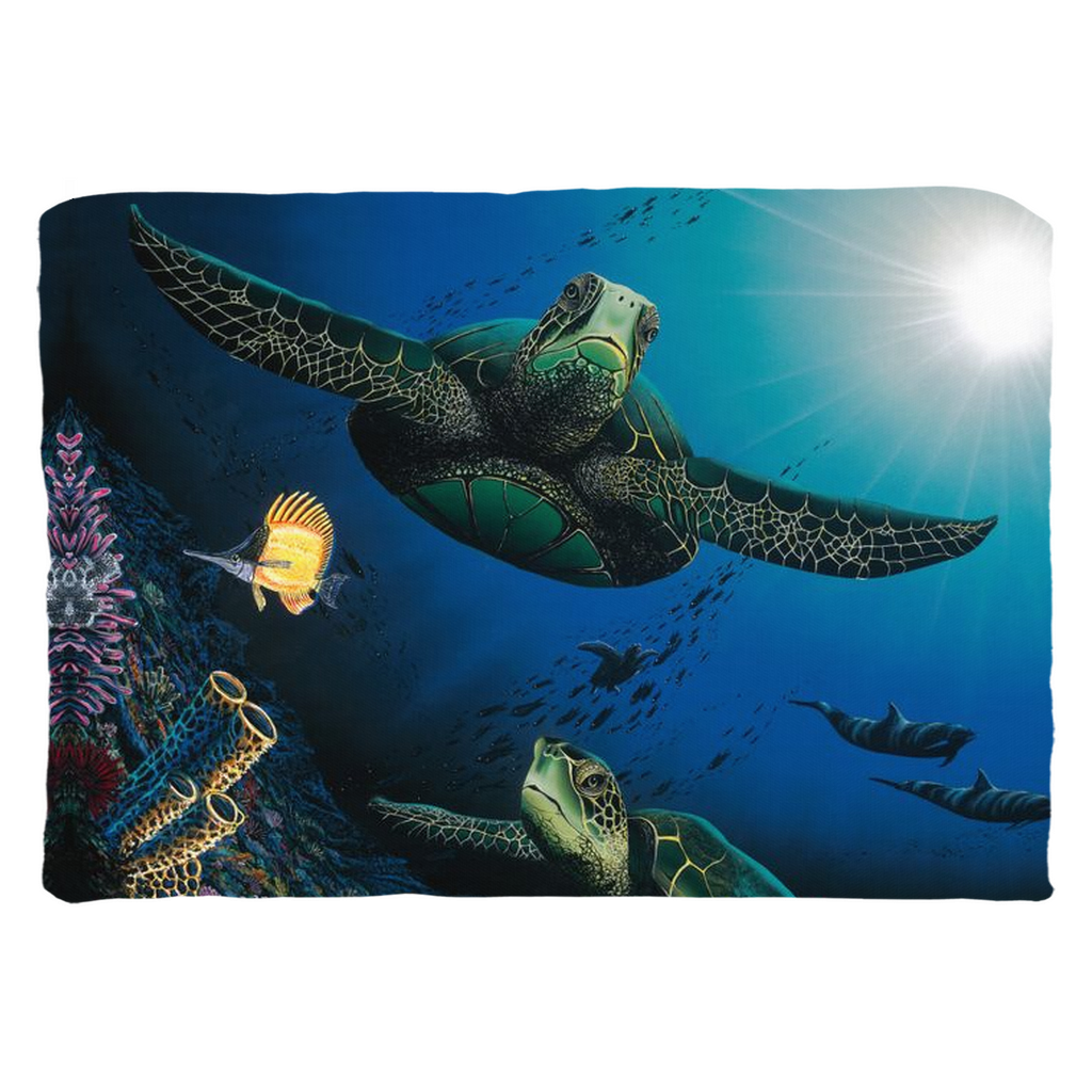 "Honu Reef" Throw Pillows