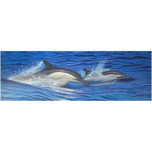 "Dolphin Blue" Metal Prints