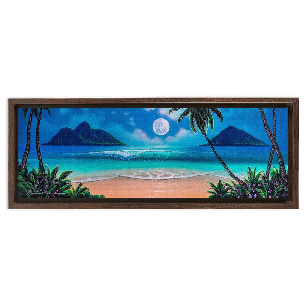 "Dreaming of Lanikai" Framed Traditional Stretched Canvas