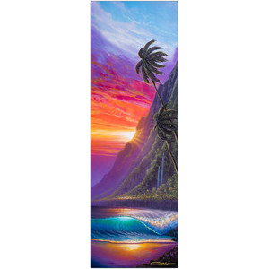 "Sunrise Over Kualoa" Metal Prints