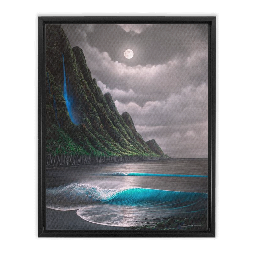 "Na Pali Dream" Framed Traditional Stretched Canvas