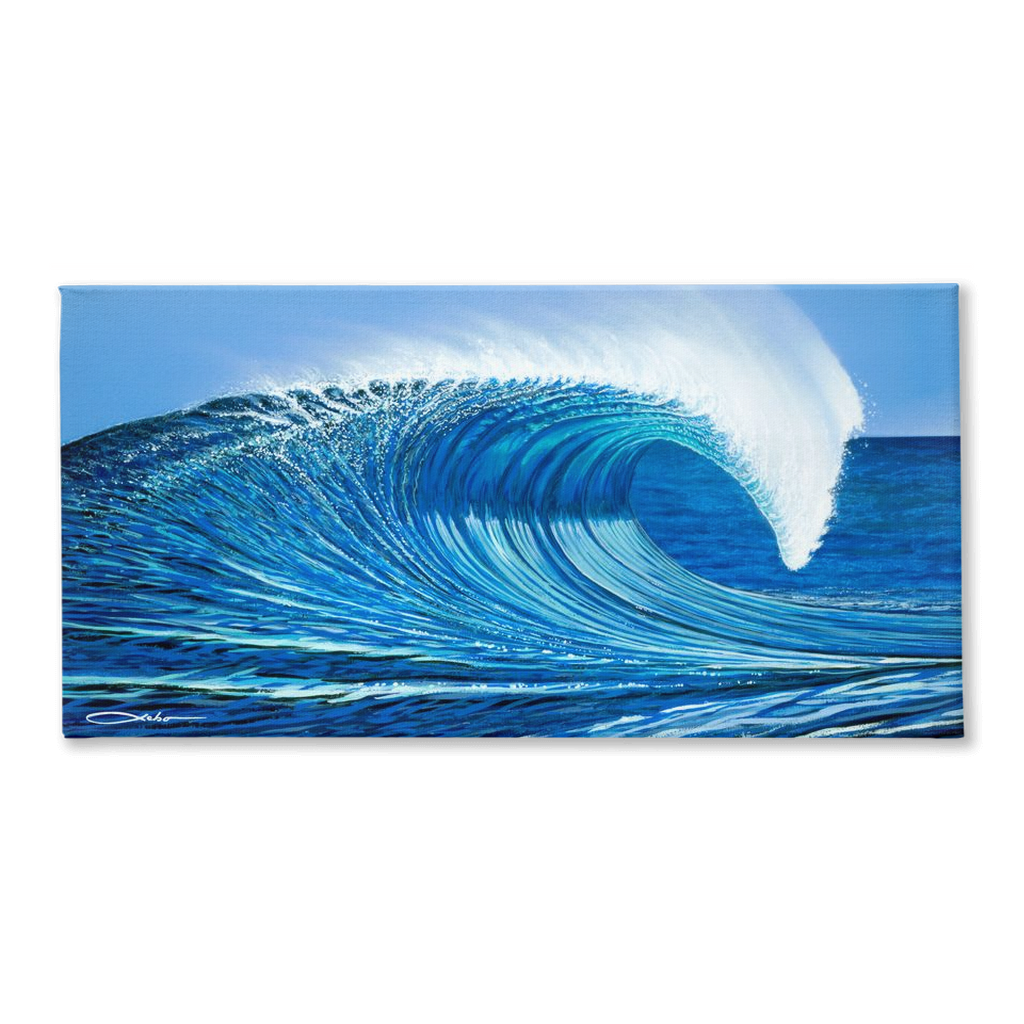 "Waimea Bay" Traditional Stretched Canvas