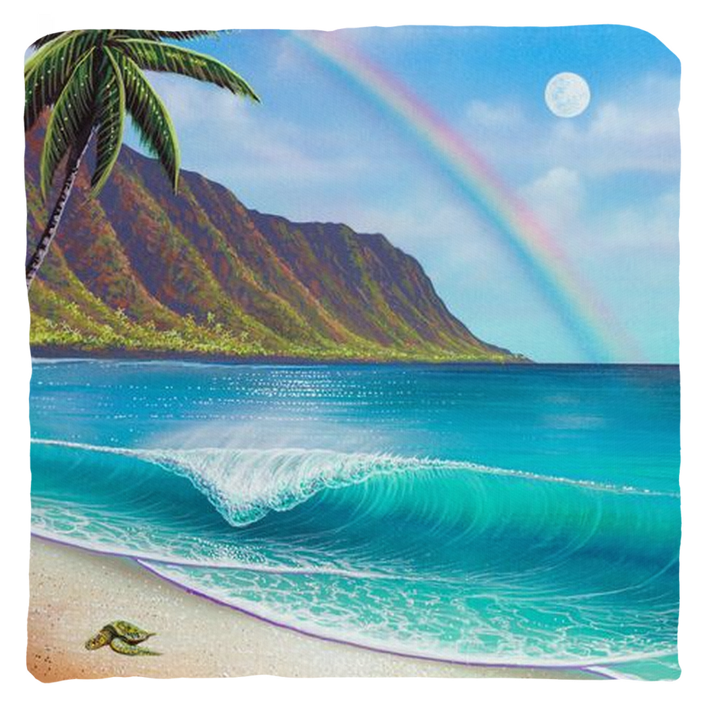 "Waialua Wednesday" Throw Pillows