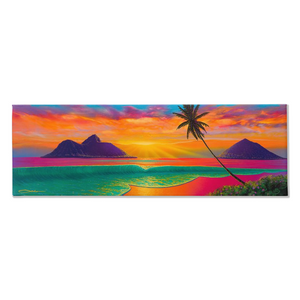 "Sunrise At Lanikai" Traditional Stretched Canvas