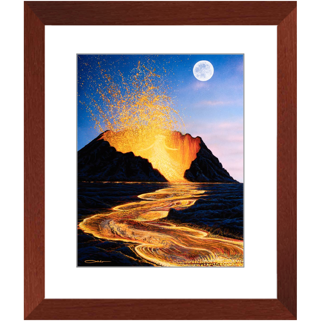 "Pele's Dance" Framed Prints