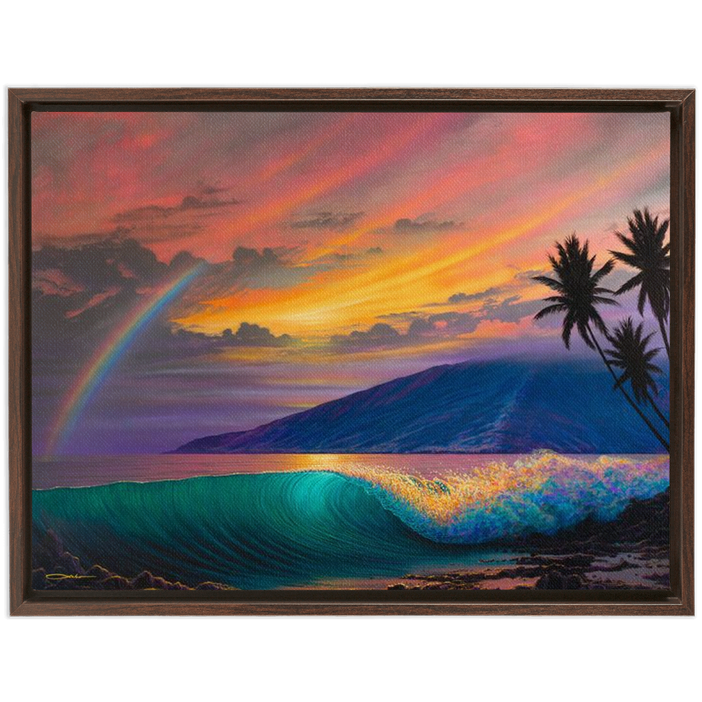 "Kihei Dream" Framed Traditional Stretched Canvas